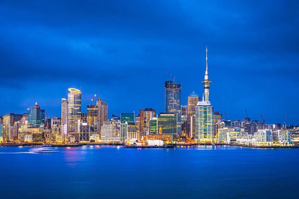 Luxury Waterfront Nest Above Viaduct Harbour Apartman Auckland Kültér fotó