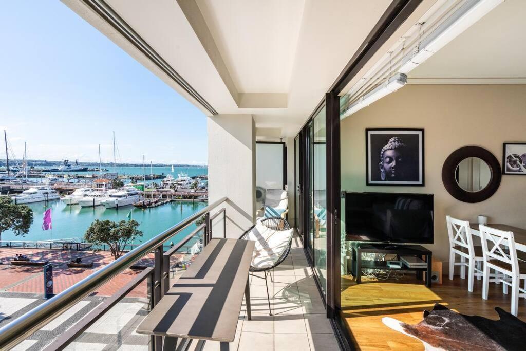Luxury Waterfront Nest Above Viaduct Harbour Apartman Auckland Kültér fotó